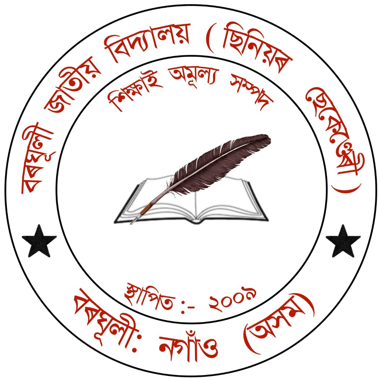 Borghuli Jatiya Bidyalaya Logo